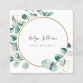 Cercle d'or Eucalyptus carte de visite (Devant)
