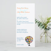 Cercle Forêt Magique d'Amour Mariage Invitations (Debout devant)