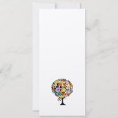 Cercle Forêt Magique d'Amour Mariage Invitations (Dos)