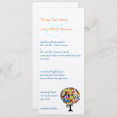 Cercle Forêt Magique d'Amour Mariage Invitations (Devant / Derrière)