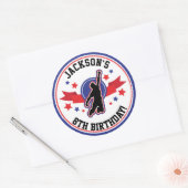 Cercle guerrier Ninja / Stickers ronds (Enveloppe)