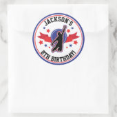 Cercle guerrier Ninja / Stickers ronds (Sac)