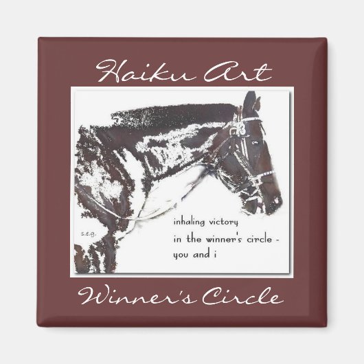 Cercle Haiku Art Magnet (Devant)