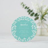 Cercle Laurel Wreath Graduation Invitation du Grad (Debout devant)