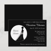 Cercle Mariée - Invitation de Remise de Cadeaux de (Devant / Derrière)