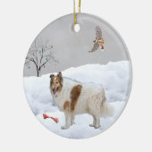 Cercle ornement Collie (Gauche)