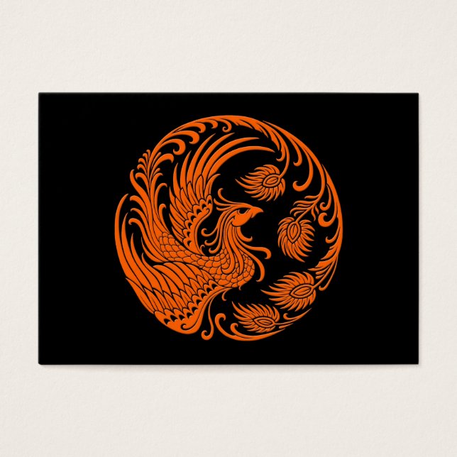 Cercle Phoenix orange traditionnel (Devant)