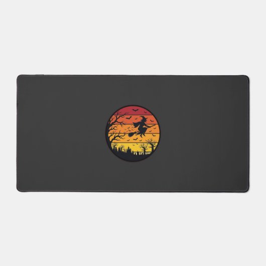 Cercle Rétro de Silhouette de Sorcière de Coucher (Recto)