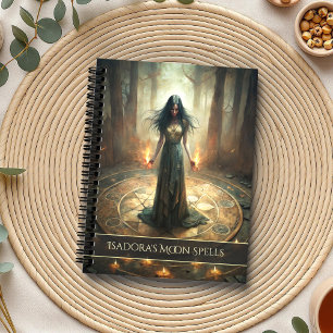 Cercle Rituel - Sorcière Noire Journal Spell Perso
