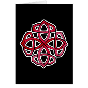 Cercle rouge de Knotwork de Celtic