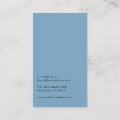 CERCLE SUBTILE en Carte de visite BLUE/DK GRAY II (Dos)