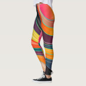 cercle tourbillonner leggings abstraits (Gauche)