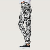 Cercles abstraits leggings (Gauche)