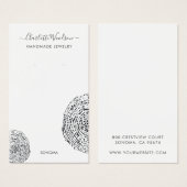 Cercles Abstraits peints à la brosse (Devant & derrière)