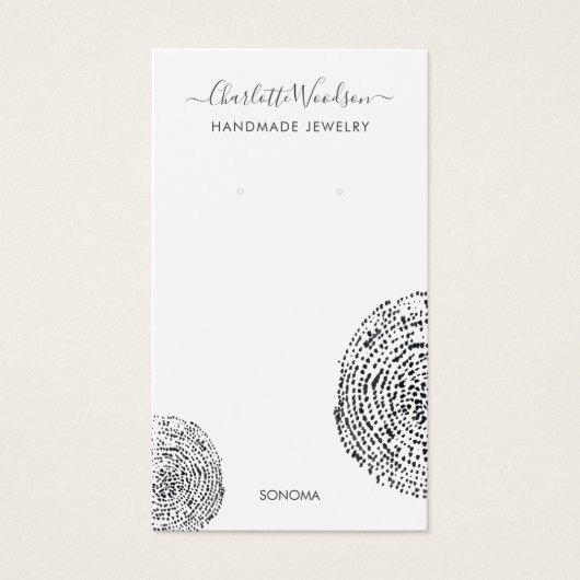 Cercles Abstraits peints à la brosse (Devant)