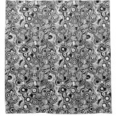 Cercles abstraits rideau de douche (Devant)