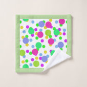 Cercles abstraits sans couture amusant confetti po (Gant de toilette)