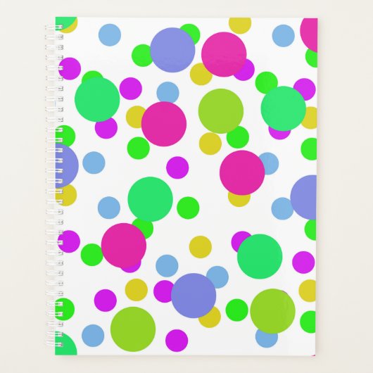 Cercles abstraits sans couture rond points confett (Devant)