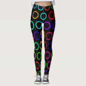 cercles arc-en-ciel leggings (Devant)