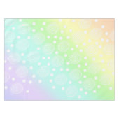 Cercles arc-en-ciel pastel en cercles Nappes (Devant (Horizontal))