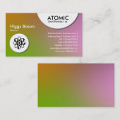 Cercles atomiques - Carte de visite de dégradation (Devant / Derrière)