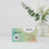 Cercles atomiques - Carte de visite de dégradation (Debout devant)