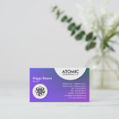 Cercles atomiques - Carte de visite de dégradation (Debout devant)