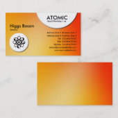 Cercles atomiques - Carte de visite de dégradation (Devant / Derrière)