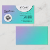 Cercles atomiques - Carte de visite de dégradation (Devant / Derrière)