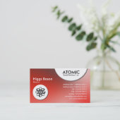 Cercles atomiques - Carte de visite de dégradation (Debout devant)