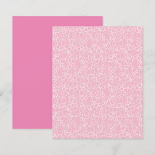 Cercles blancs sur papier à scandale rose