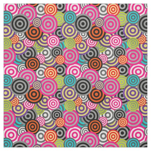 Cercles Boho colorés Tissu (Échantillon)