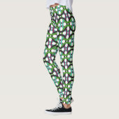 Cercles colorés entrelacs leggings (Gauche)