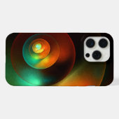 Cercles colorés Motif d'art Abstrait moderne #18 (Verso Horizontal)