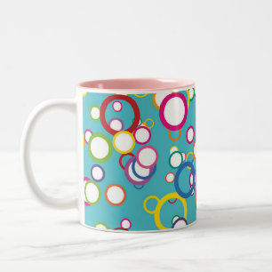 Cercles colorés Mug en céramique