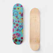 Cercles colorés Skateboard (Recto)