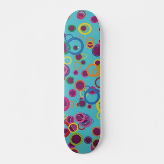 Cercles colorés Skateboard (Devant)