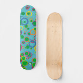 Cercles colorés Skateboard (Recto)