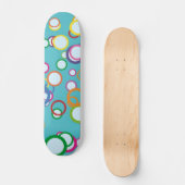 Cercles colorés Skateboard (Recto)