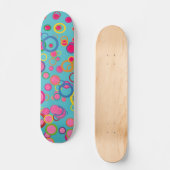 Cercles colorés Skateboard (Recto)
