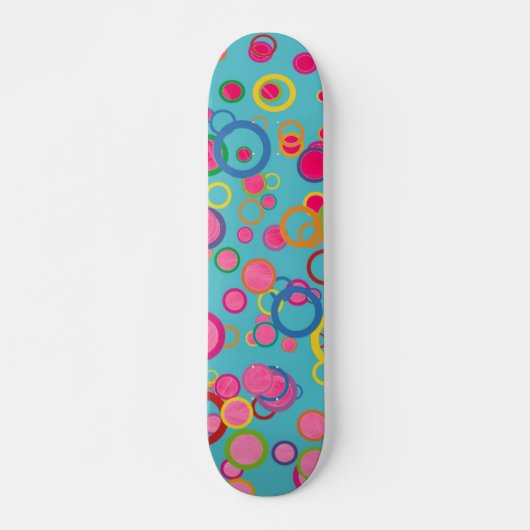 Cercles colorés Skateboard (Devant)