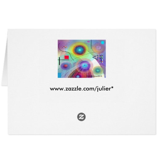 Cercles de couleur d'art abstrait (Dos Horizontal)