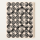 Cercles de crème noire personnalisée moderne 2023 (Dos)