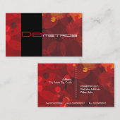 Cercles de graphiste carte de visite personnalisé (Devant / Derrière)