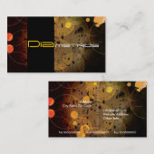 Cercles de graphiste carte de visite personnalisé (Devant / Derrière)