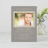 Cercles de lancement Photo Graduation Invitation (Debout devant)