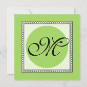 Cercles de morue - Faire-part de mariage de citron (Dos)