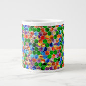Cercles de Piecsimilé tourbillonner 20oz Mug (Devant)