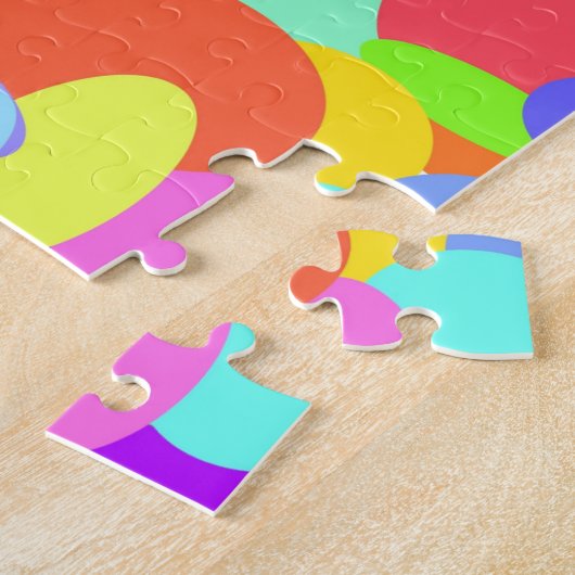 Cercles de puzzle couleur (Côté)