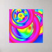 Cercles de toile couleur Impression (Recto)